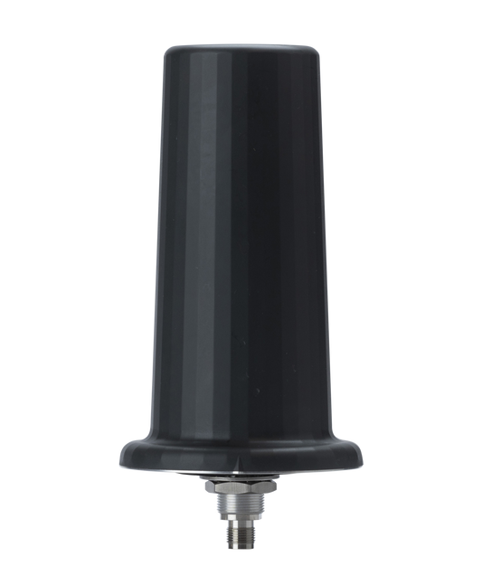 The AJ977XF Anti-Jamming antenna is designed to mitigate interference and jamming signals broadcast from near ground-based transmitters. The radiation pattern of the Low Elevation Angle Nulling Antenna (LEANA) provides 20 dB (Typical) wideband suppression for all GNSS band signals received at an elevation angle of 0° through to approximately 15°. This level of attenuation will mitigate a 600 Watt jamming signal broadcast at an elevation angle of 10°, 100m or greater away from the AJ977XF antenna. 